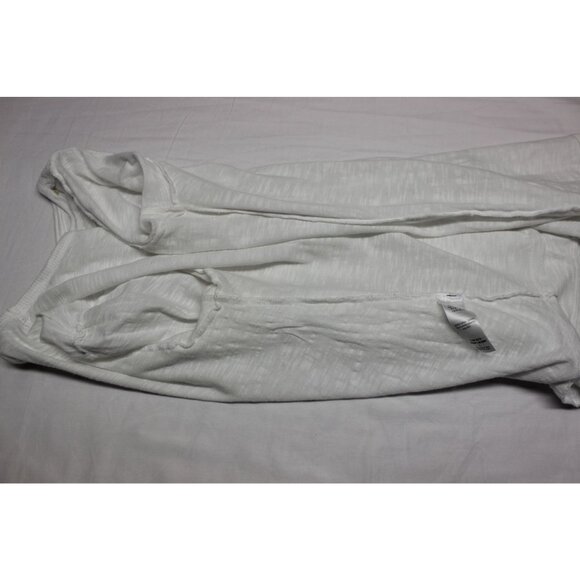 Left of Center Anthropologie burnout distressed destroyed asymmetric t-shirt L - Picture 6 of 14